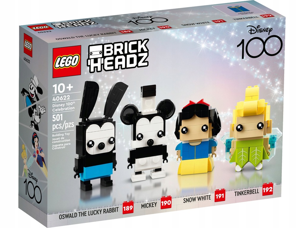 LEGO BrickHeadz 40622 Królik Oswald Myszka Miki Królewna Śnieżka Dzwoneczek