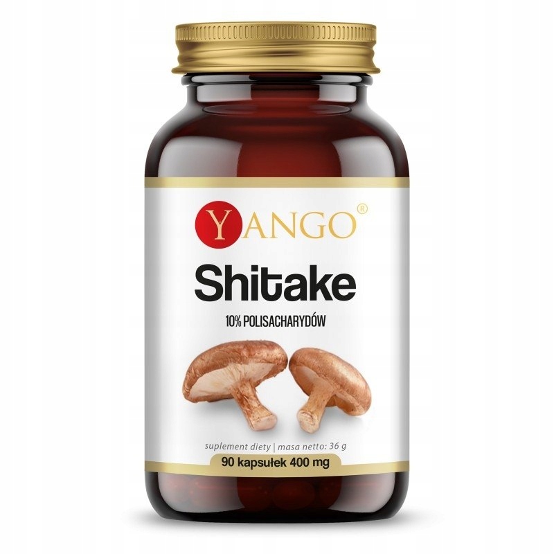 Shitake - ekstrakt 10% polisacharydów (90 kaps.)