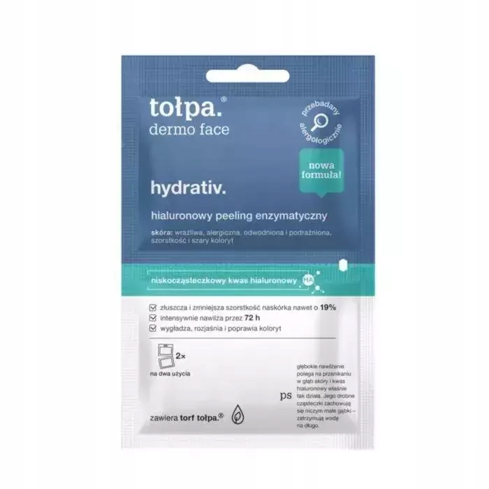Tołpa Hydrativ 2 x 6ml maseczka peeling
