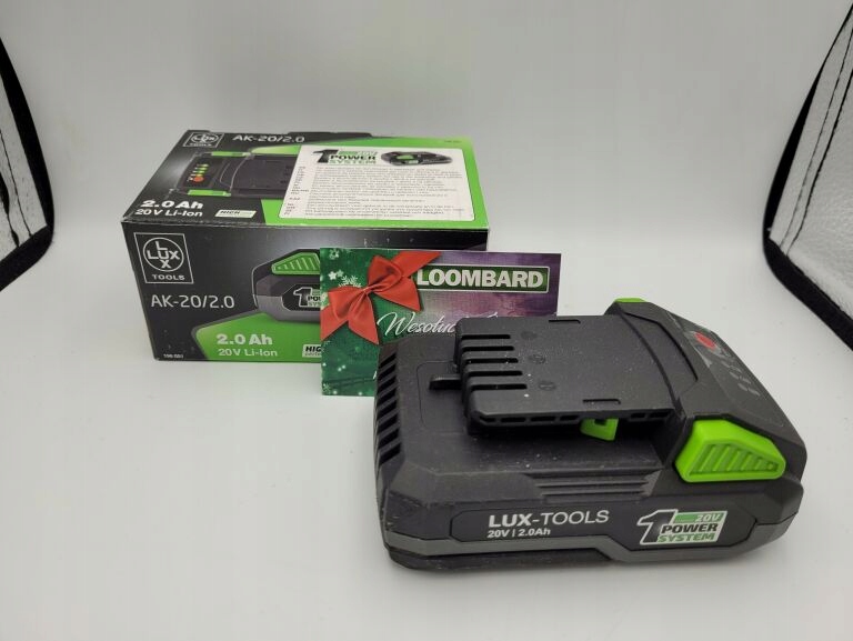 LUX-TOOLS AKUMULATOR 20V 2AH - 11571054952 - oficjalne archiwum Allegro