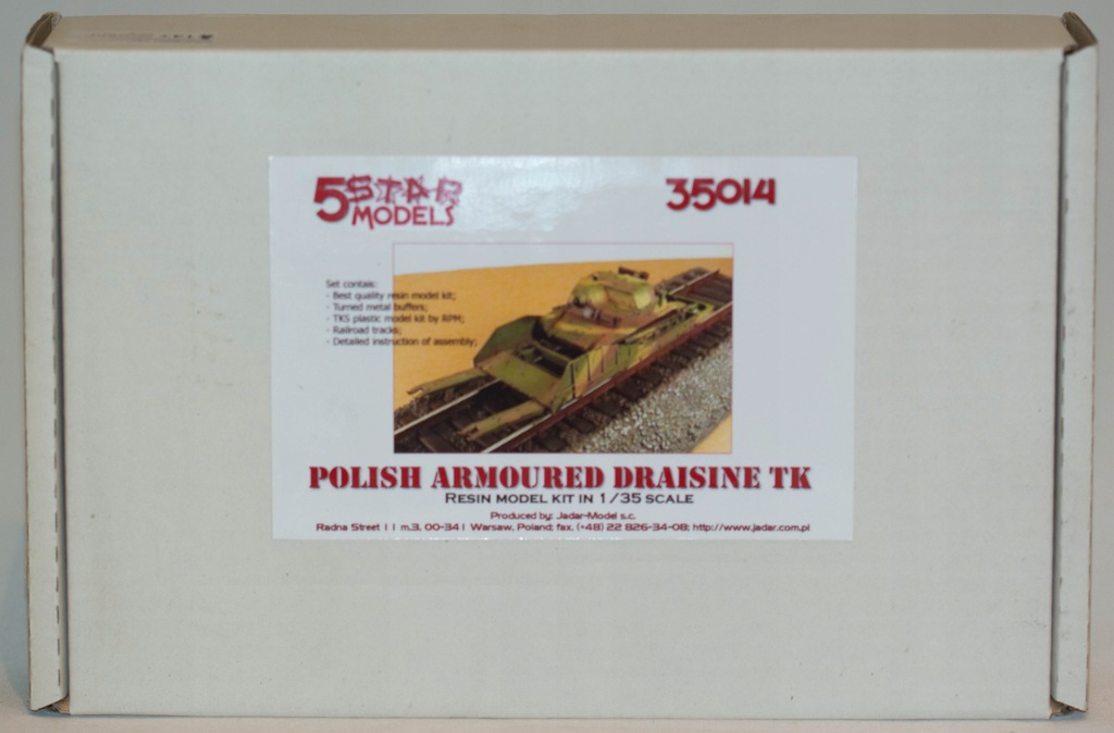 POLISH ARMOURED DRAISINE TK - 5 STAR MODELS 35014