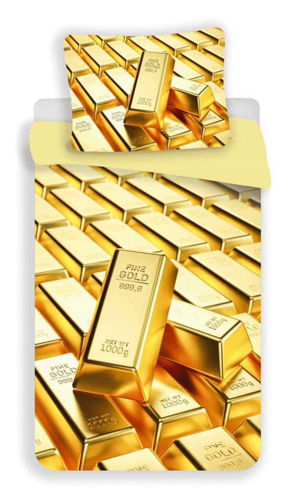 Prześcieradło Golden Rod Gold 140×200cm, 70x90 cm mikrofibra