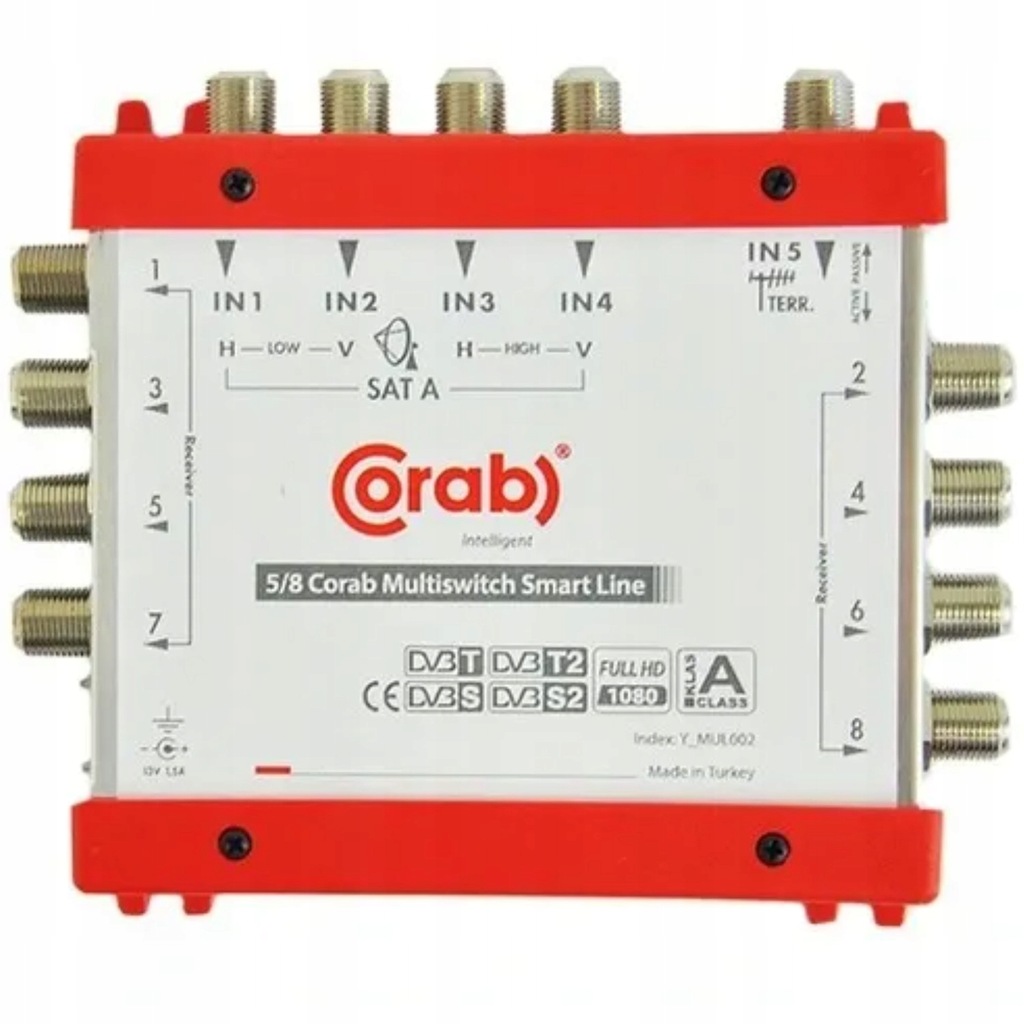 Multiswitch CORAB SmartLine 5/8 HD CANAL+ Polsat