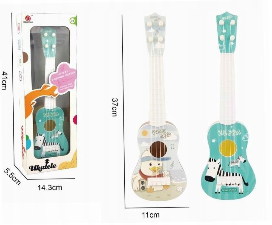 Gitara Zabawka MUZYCZNA Zabawki Dla Sześciolatka INSTRUMENT Ciekawa Zabawa