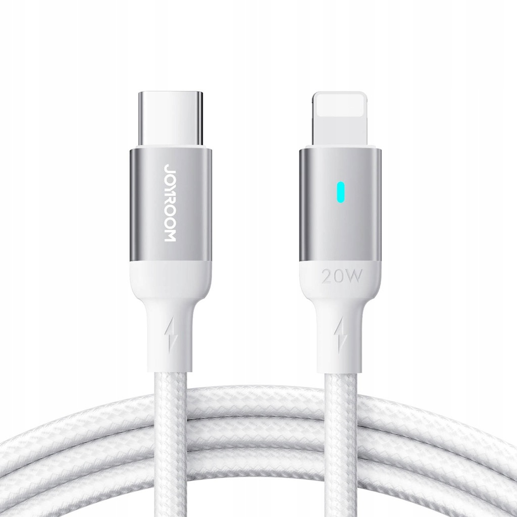 Joyroom kabel USB C - Lightning 20W A10 Series 1,2 m biały (S-CL020A10)