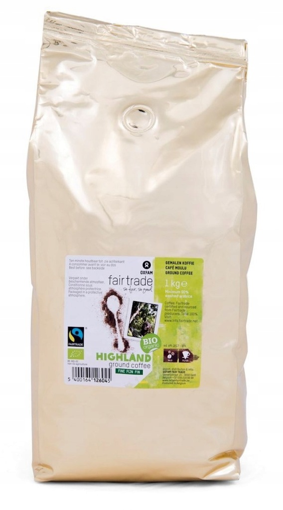 KAWA MIELONA ARABICA/ROBUSTA WYSOKOGÓRSKA BIO 1 kg