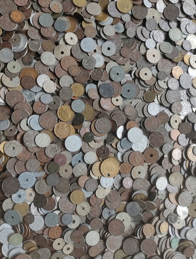 Monety przedwojenne i stare 0,5 kg