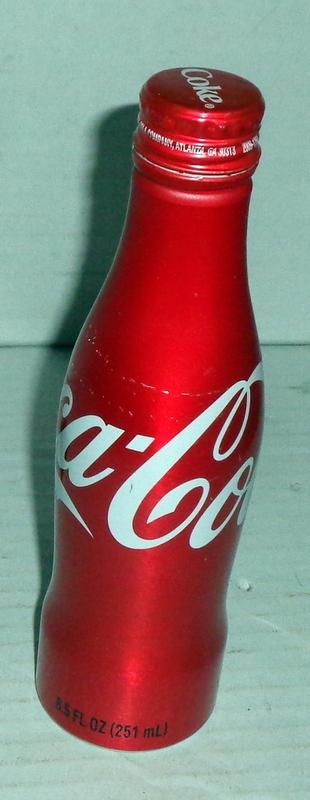 Coca Cola-pusta butelka aluminiowa 251 ml z 2009r.