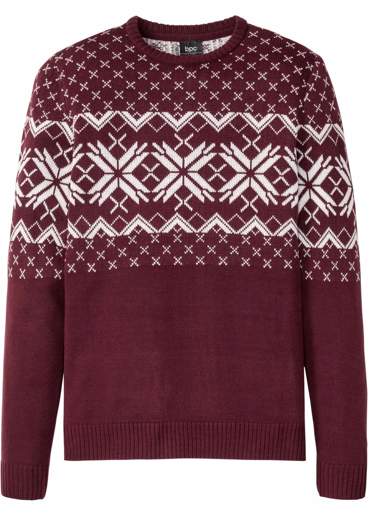 SWETER MĘSKI BONPRIX - NORWESKI STYL r52 K33