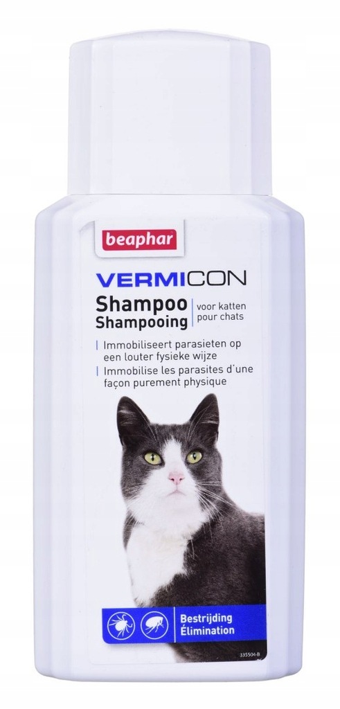 Beaphar szampon przeciwpchłowy dla kotów 200ml