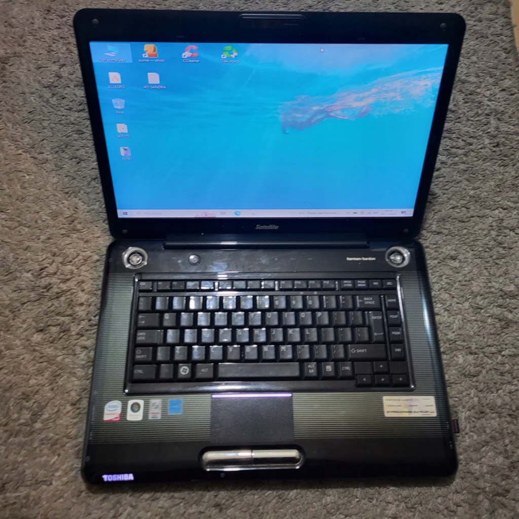 LAPTOP TOSCHIBA A350-110 16 " Intel Core 2 Duo 4 GB / 250 GB