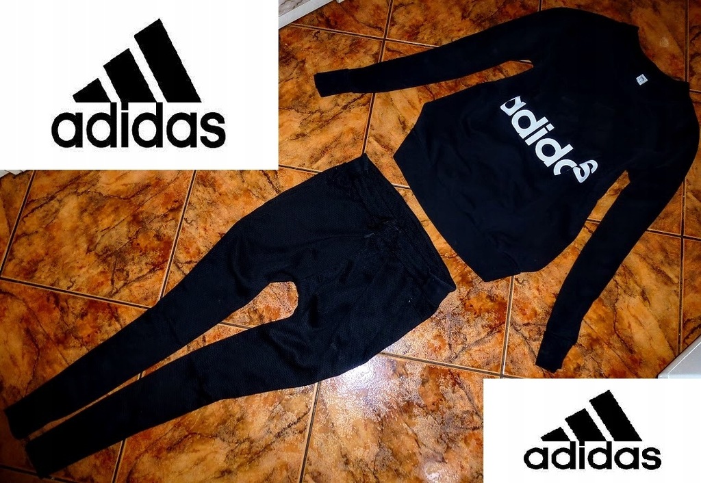 ADIDAS dres komplet bawełna ORYGINAŁ r L 40 NOWOŚĆ