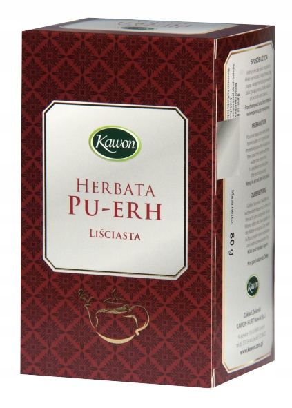 Herbata Puerh liściasta 80g Kawon