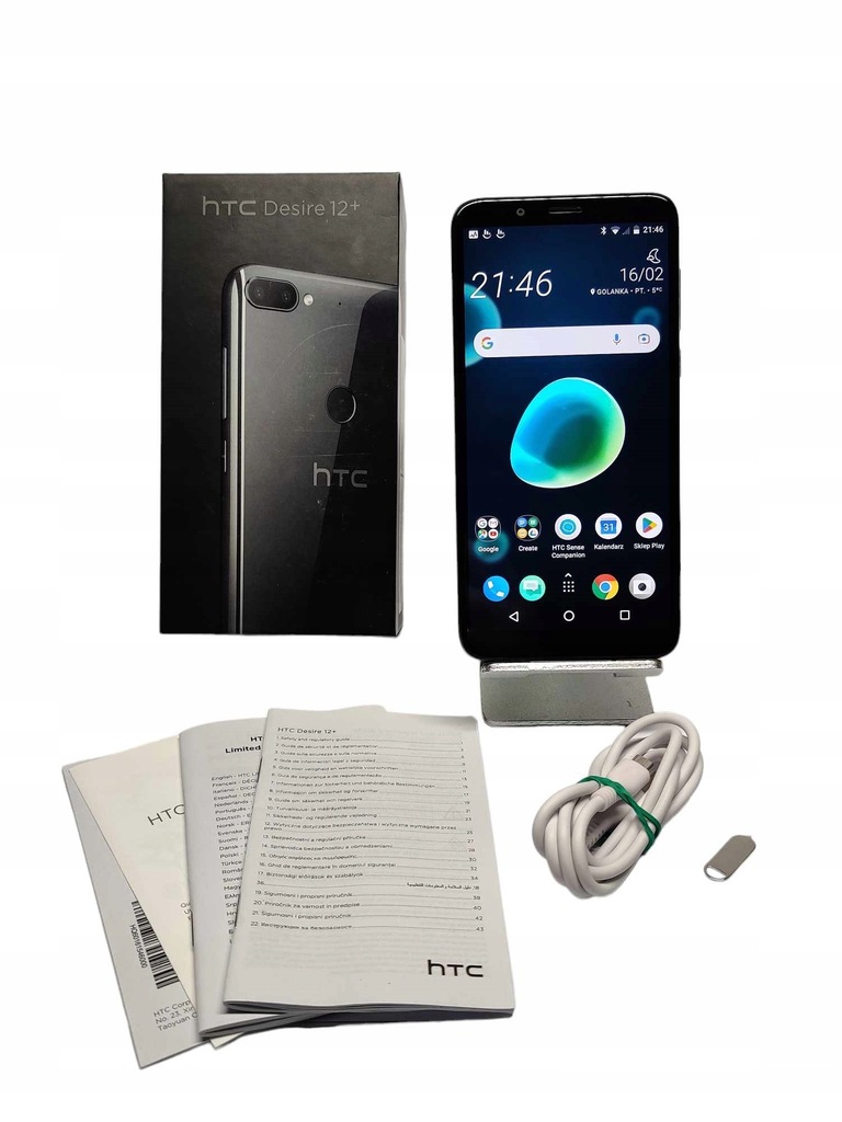 Smartfon HTC Desire 12+ 3 GB / 32 GB 4G (LTE) czarny