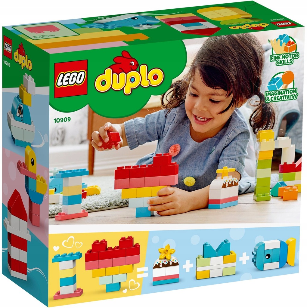 Купить LEGO DUPLO Коробка с сердцем 10909: отзывы, фото, характеристики в интерне-магазине Aredi.ru