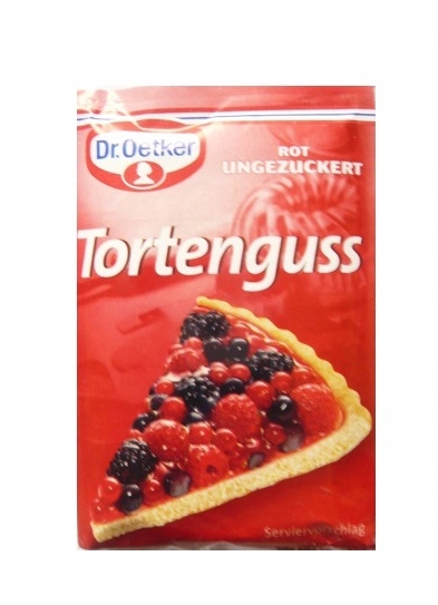 DR OETKER TORTENGUSS-GLAZURA DO OWOCÓW 4pak Niemcy