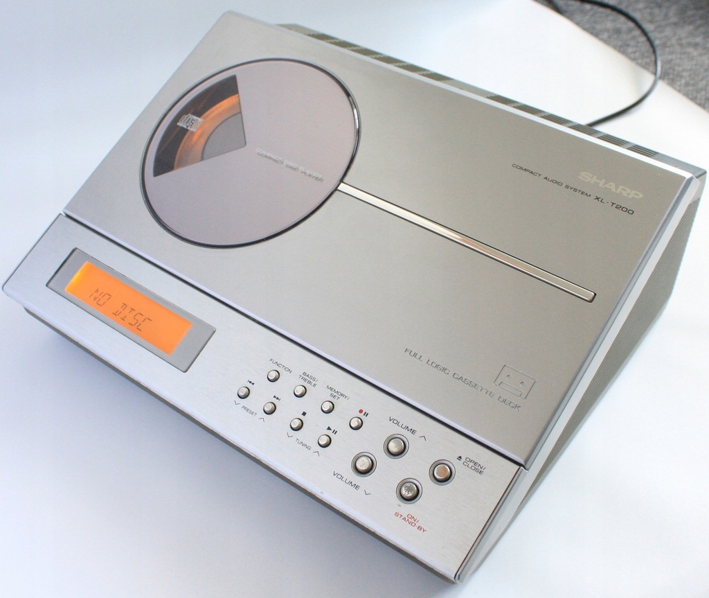 Sharp Compact Audio System Model XL T200 vintage 7818021475