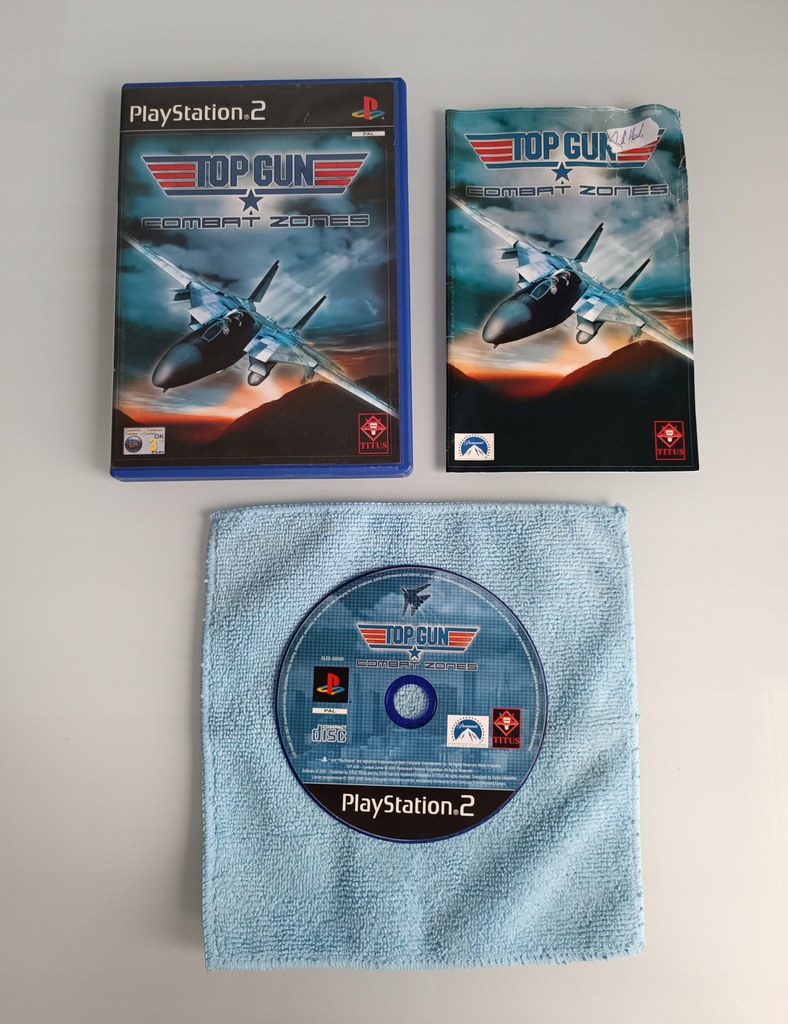 TOP GUN COMBAT ZONES PS2 KOMPLETNA PLAYSTATION 2