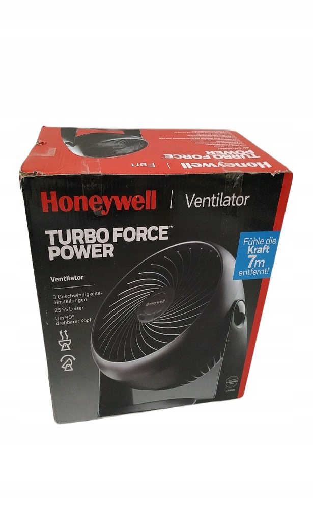 WENTYLATOR PODŁOGOWY HONEYWELL HT900E CZARNY 12559240254 oficjalne