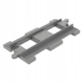 LEGO DUPLO TRAIN TOR KOLEJOWY PROSTY C. SZARY 6377