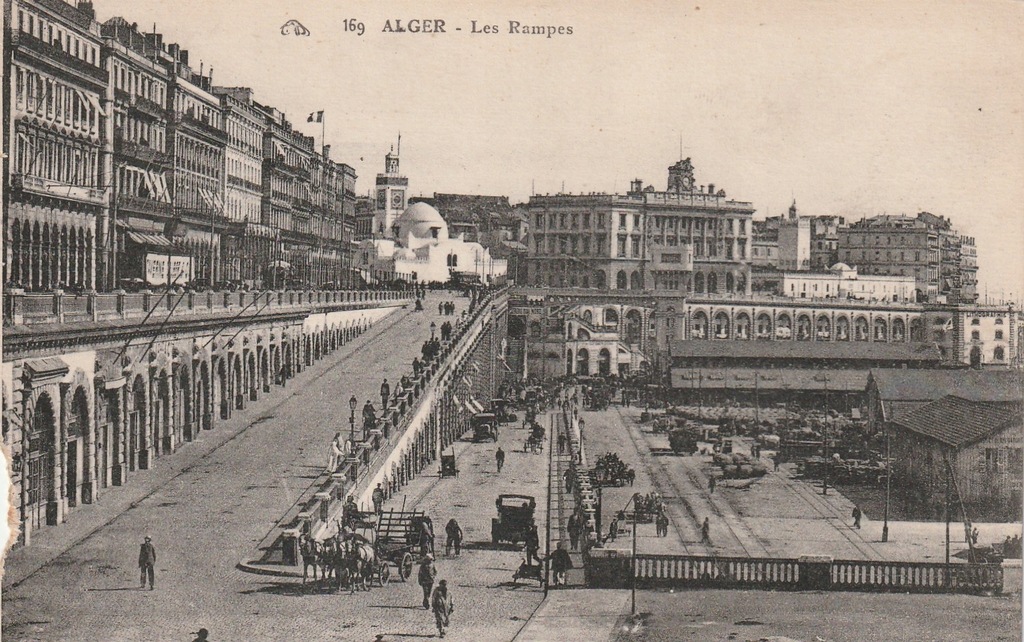 892. Algieria , Alger ,Przedwojenna Pocztówka