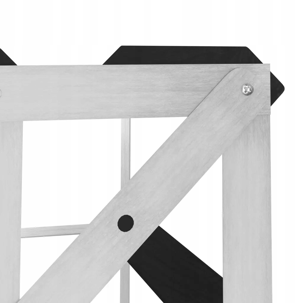 vidaXL Stojak na 12 butelek wina, czarny, lite drewno sosnowe