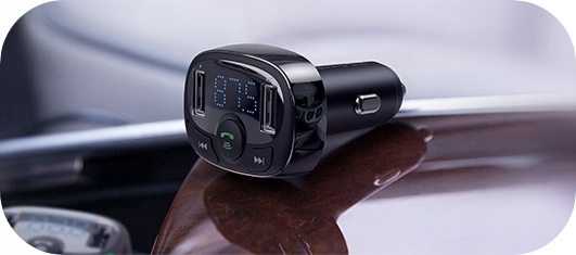 Купить Baseus FM-передатчик Bluetooth MP3 зарядное устройство 2xUSB: отзывы, фото, характеристики в интерне-магазине Aredi.ru