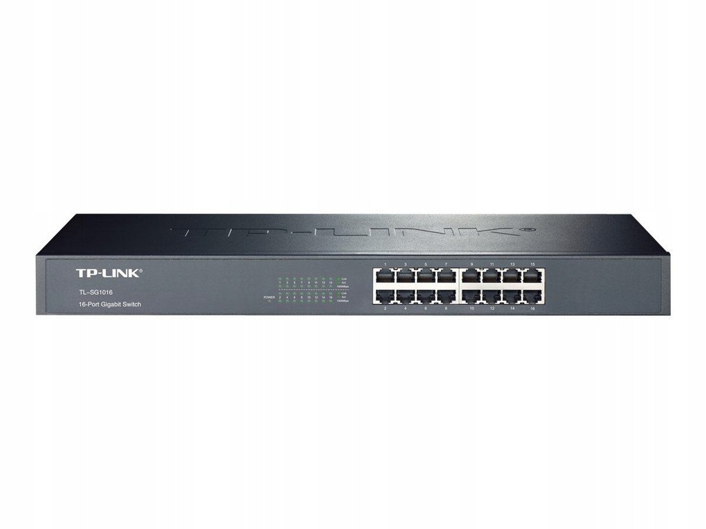 TPLINK TL-SG1016 TP-Link TL-SG1016 Switch Rack 16x10/100/1000Mbps