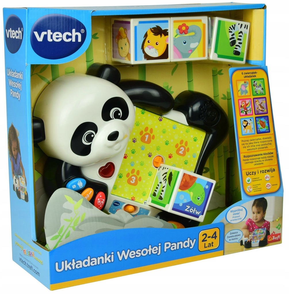 Vtech Interaktywne Układanki Wesołej Pandy