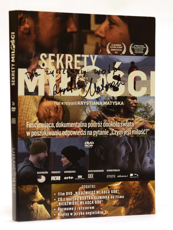 DVD i plakat „Sekrety miłości” z autografem, bonus