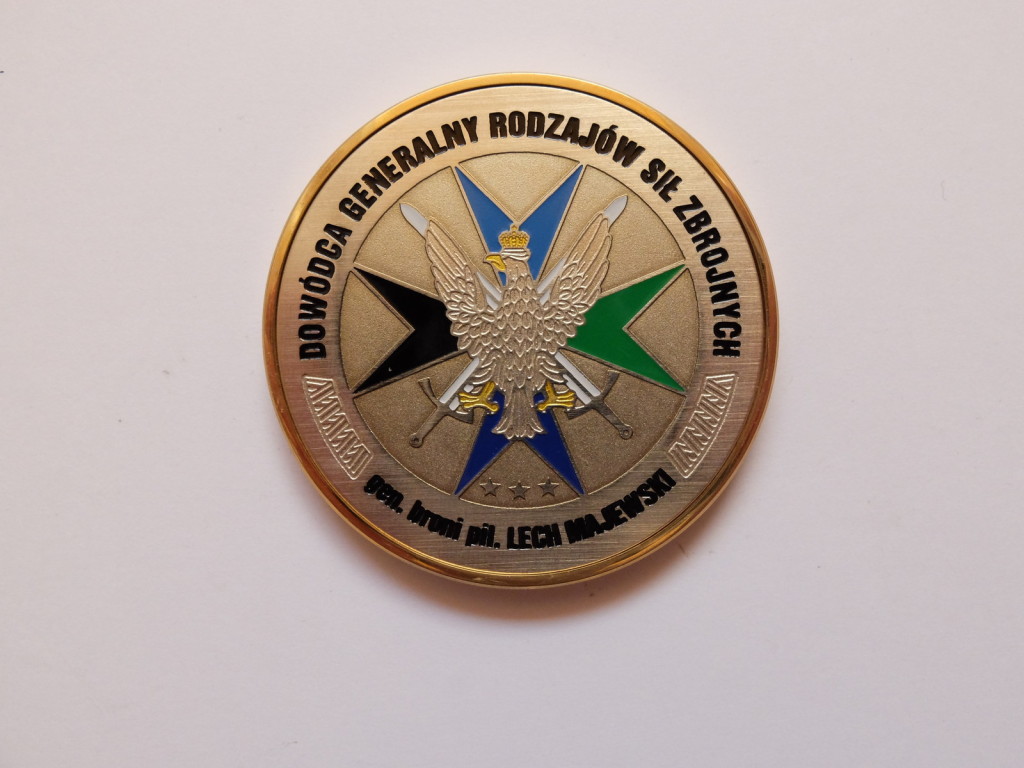 Medal coin gen. Majewskiego - Dowódcy Generalnego