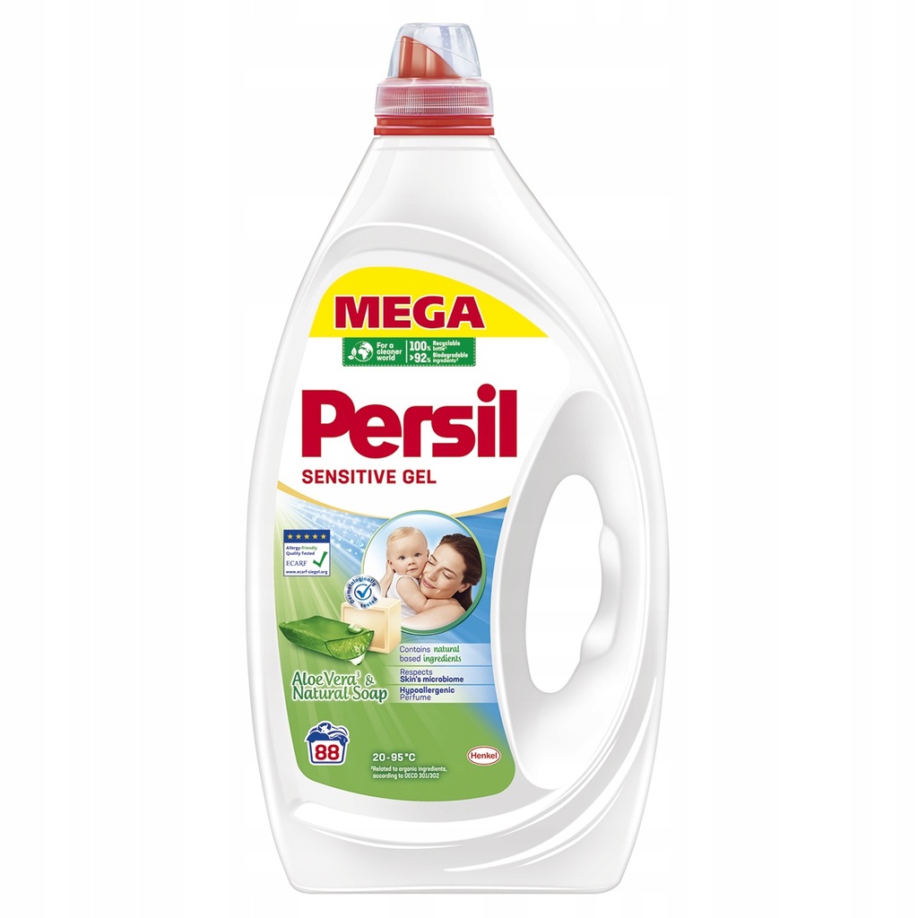Persil Gel Sensitive do prania białego 3,96L