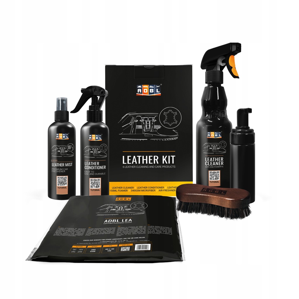ADBL Leather Kit Zestaw Do Czyszczenia Skóry