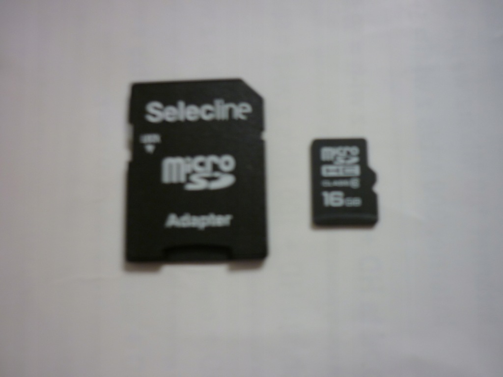 Karta pamięci SD microsd 16GB + Selecline adapter