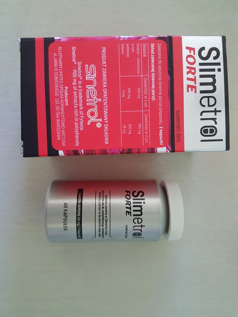 Slimetrol Forte 60 Kapsulek Suplement Diety 18mg 7569468419 Oficjalne Archiwum Allegro