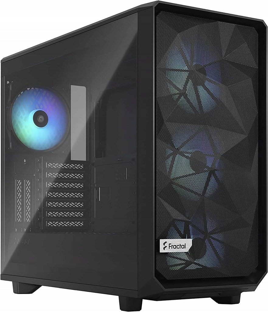 Fractal Design Meshify 2 RGB Black TG Light Tint, Tower Case (black)