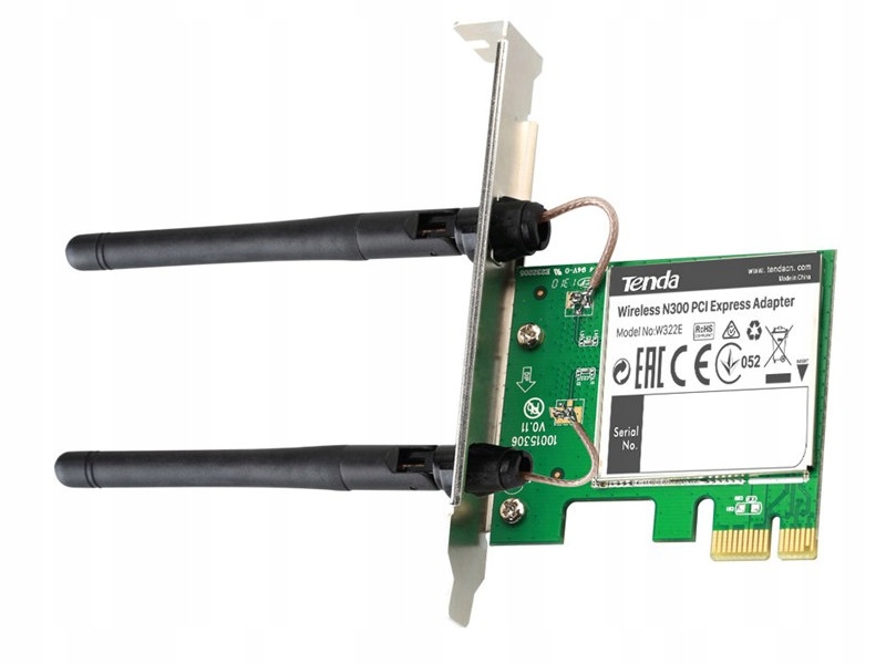 Купить Сетевая карта Tenda W322E PCI-E 300 Мбит/с 2x2,5 дБи: отзывы, фото, характеристики в интерне-магазине Aredi.ru