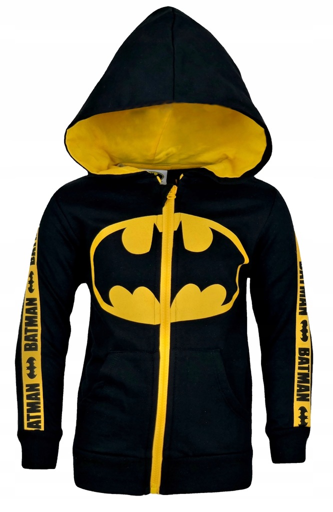 bluza z kapturem BATMAN dziecięca chłopięca 122