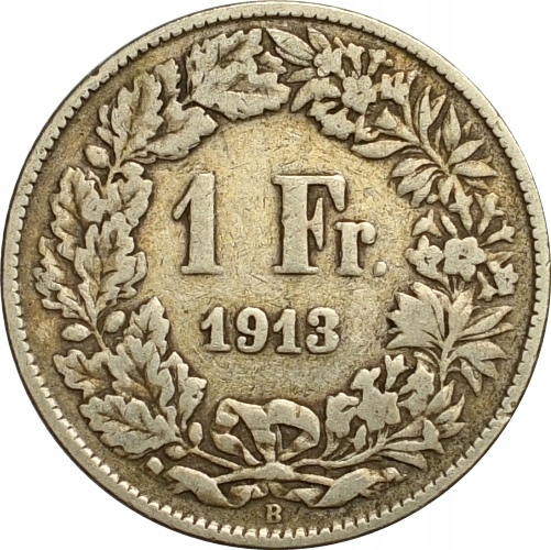 55. Szwajcaria, 1 frank 1913