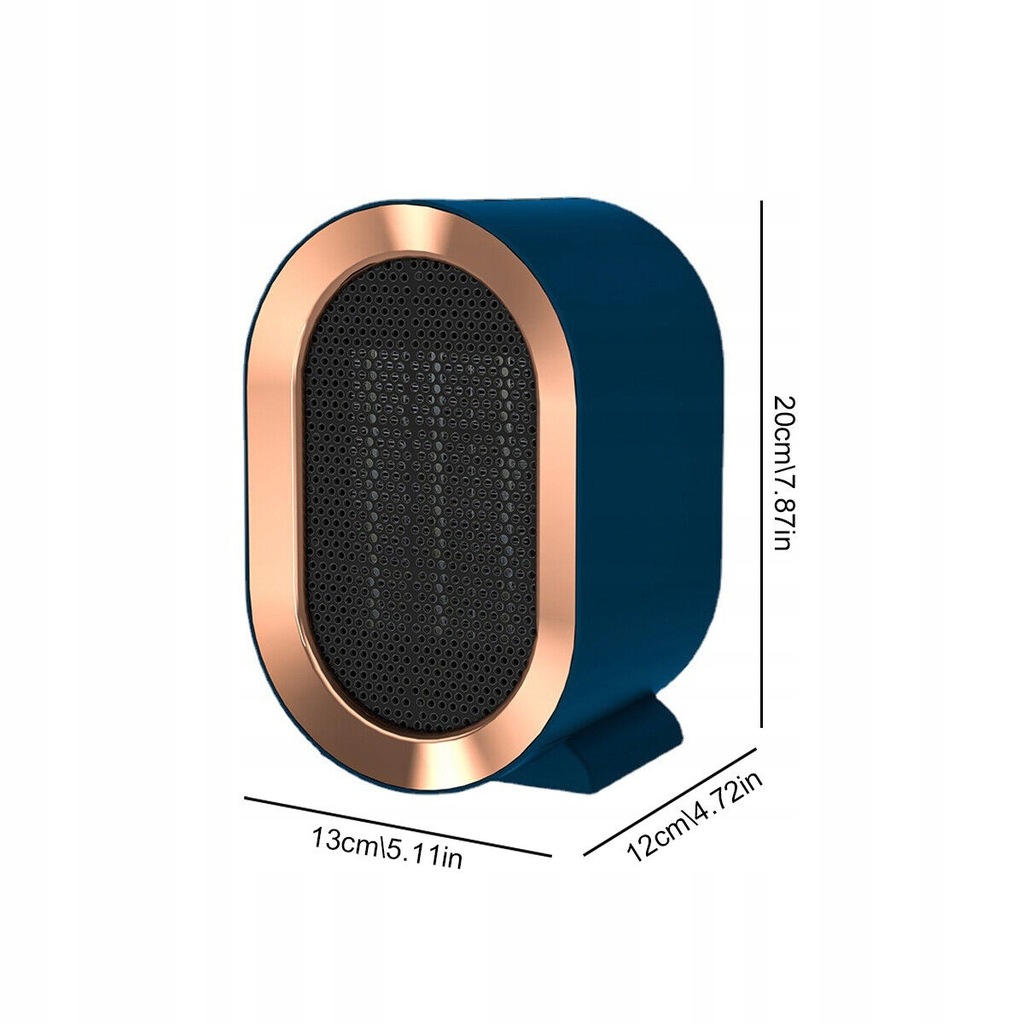 MOCNY MINI GRZEJNIK ELEKTRYCZNY ENERGOOSZCZĘDNY 800W Z PILOT