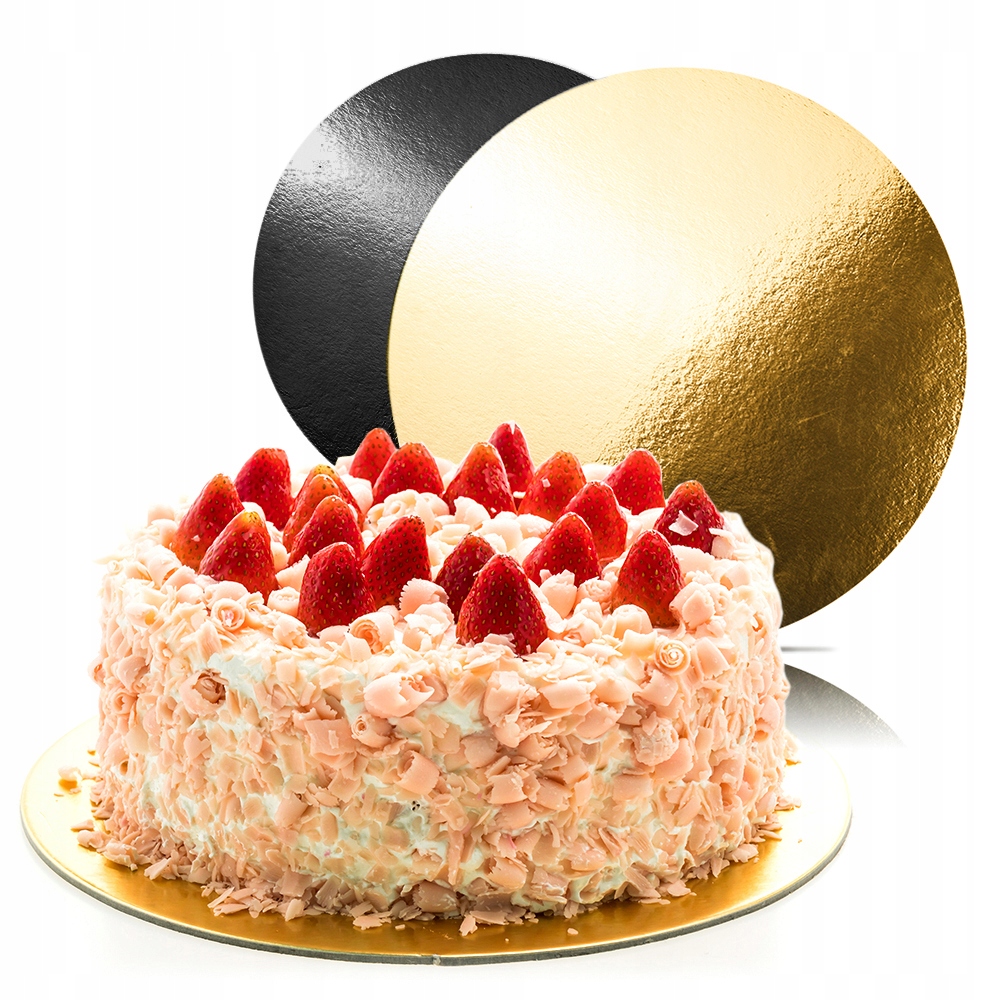 Podkład pod ciasta tort średnica 28cm 100szt złoty