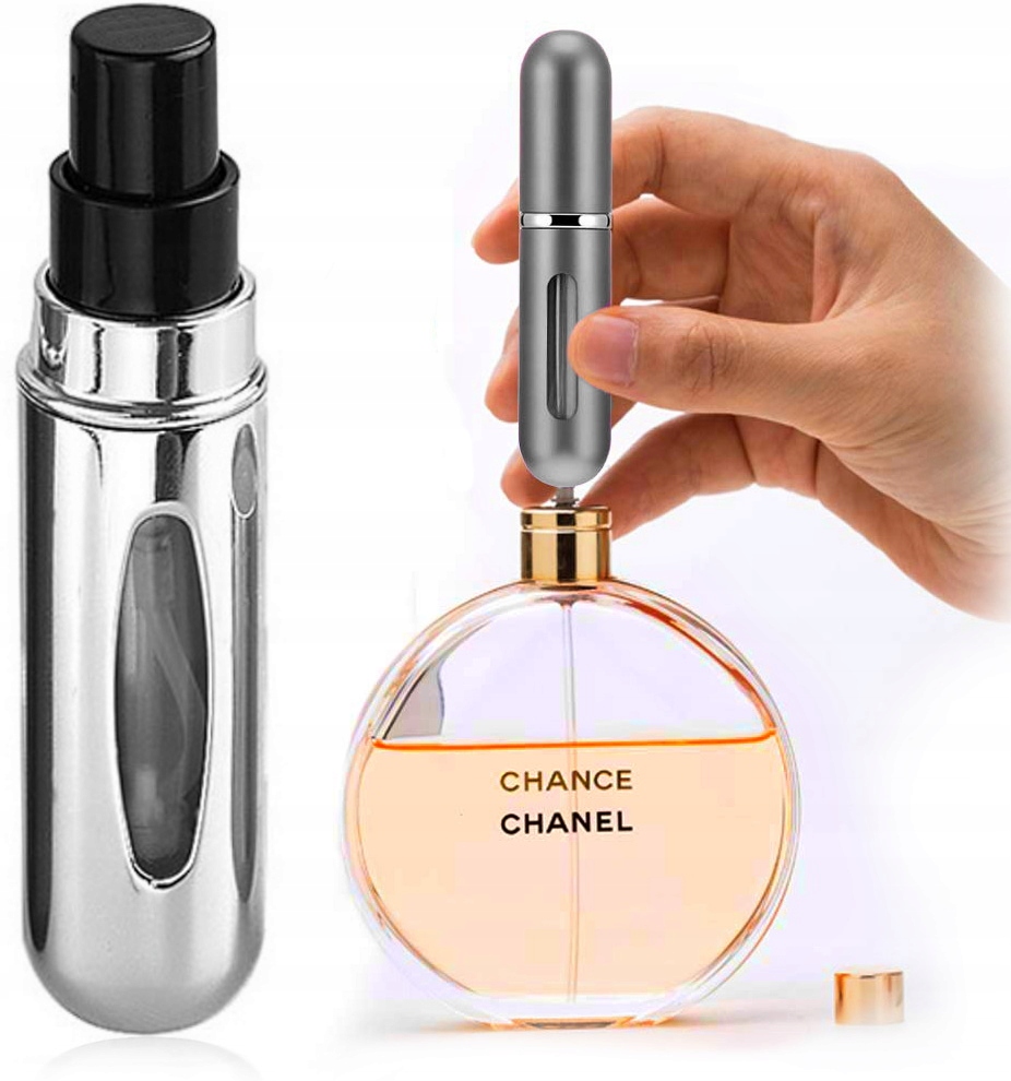 Flakonik na perfumy 5 ml - ładowany z atomizera