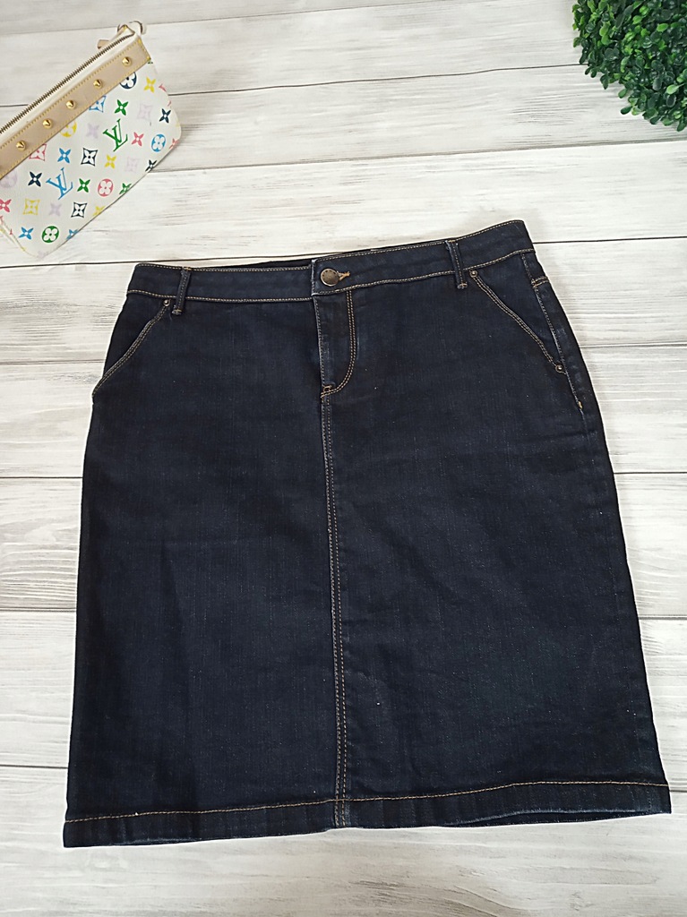 SPÓDNICA WYSOKI STAN JEANS ZARA M 38