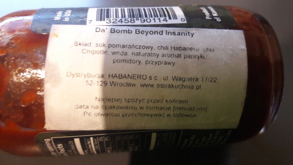 Sos Da Bomb Beyond Insanity 113g 8230812822 Oficjalne Archiwum Allegro