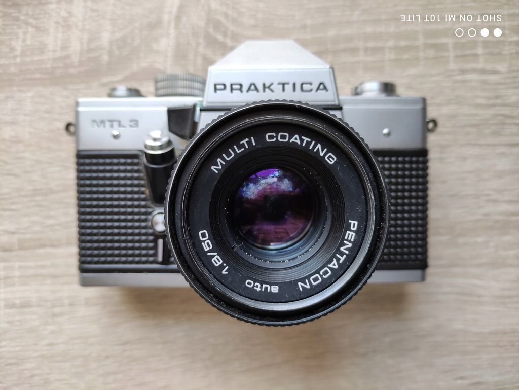 aparat PRAKTICA MTL 3 ( Pentacon 1.8 / 50 )