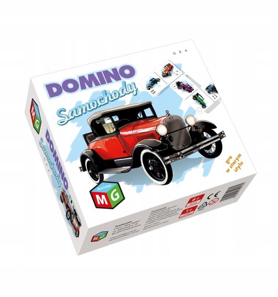 DOMINO SAMOCHODY W STARYM STYLU, MULTIGRA