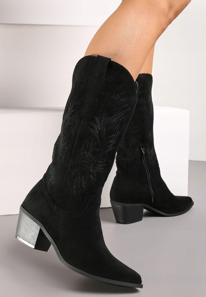 Renee Czarne Botki damskie 38 Ekozamsz