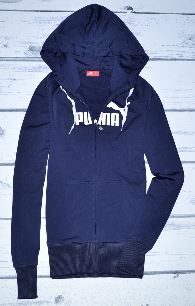 PUMA BLUZA CLASSIC HOOD ZIPPER DARK BLUE WOMEN M/L