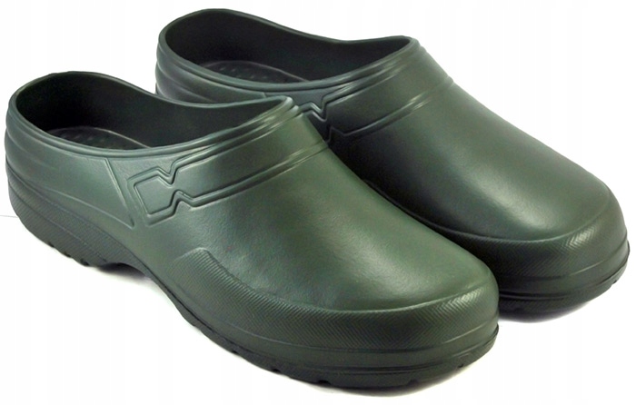 Chodaki zielone, kalosze CLOGS r-37