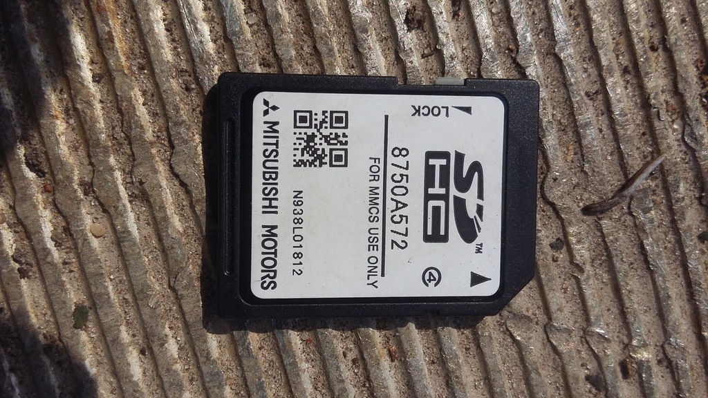 nawigacja karta mitsubishi sd card 2018 8149609311